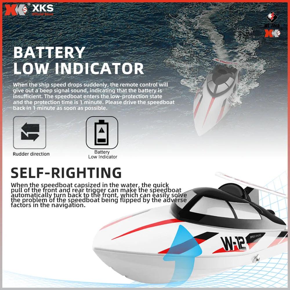  RC Boat 2.4GHz Remote Waterproof WL912 | Toylandeu™ 