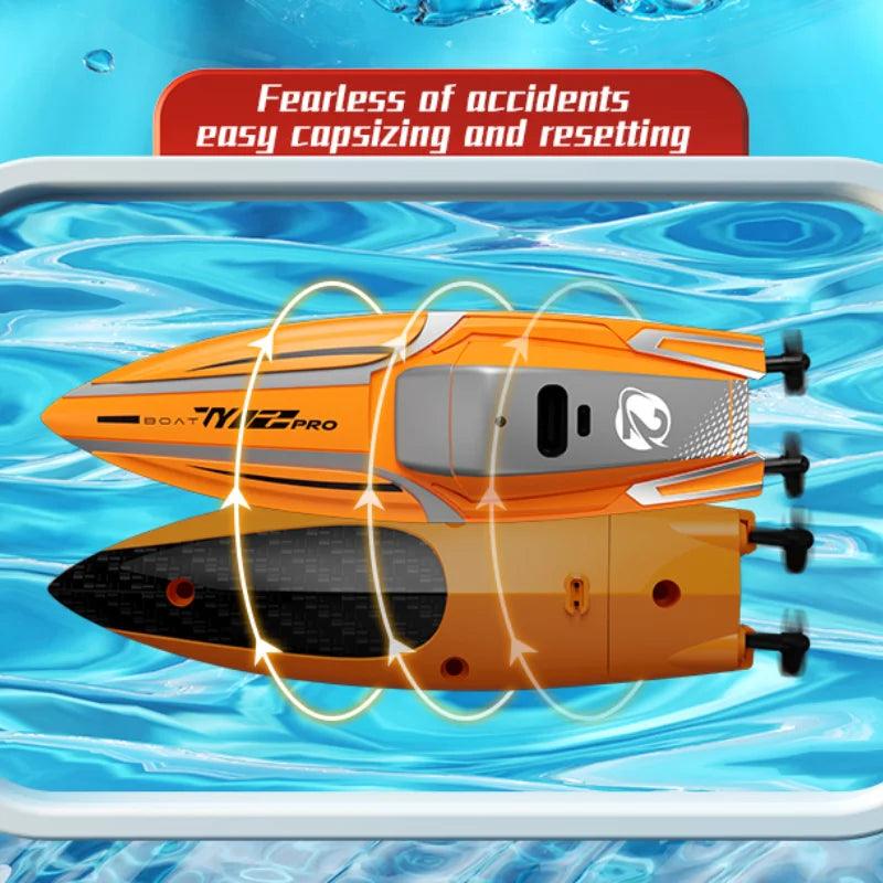  RC Boat 24GHz 4WD Mini Speedboat Toylandeu™ 