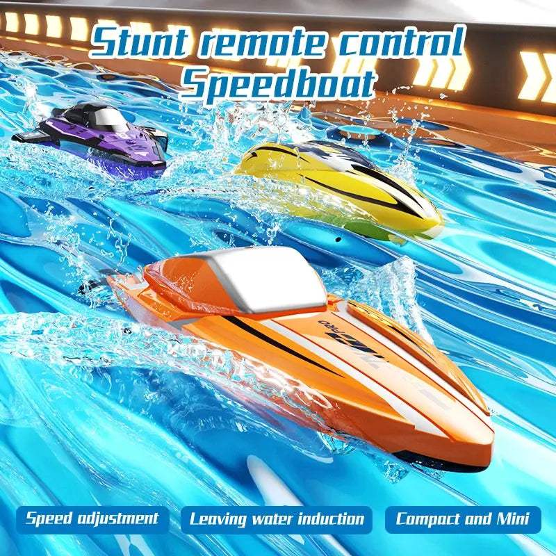 RC Boat 4WD Light Up Speedboat For Pools And Lakes - ToylandEU