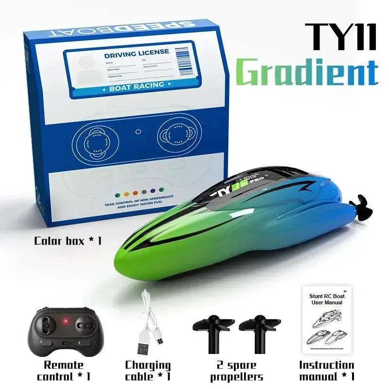 RC Boat 4WD Light Up Speedboat For Pools And Lakes - ToylandEU