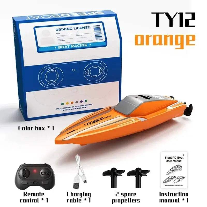 RC Boat 4WD Light Up Speedboat For Pools And Lakes - ToylandEU