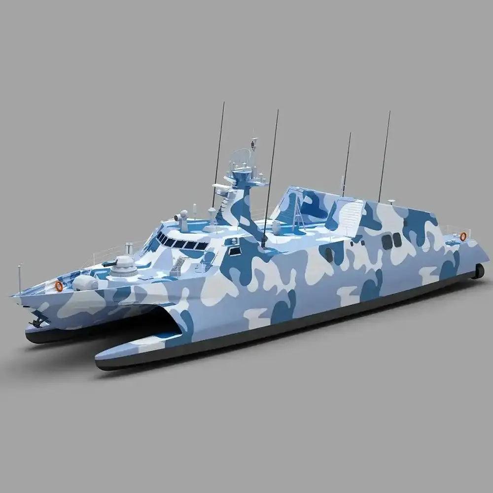  RC Boat 80cm Dual Jet Missile Ship Remote Control -  ToylandEU™