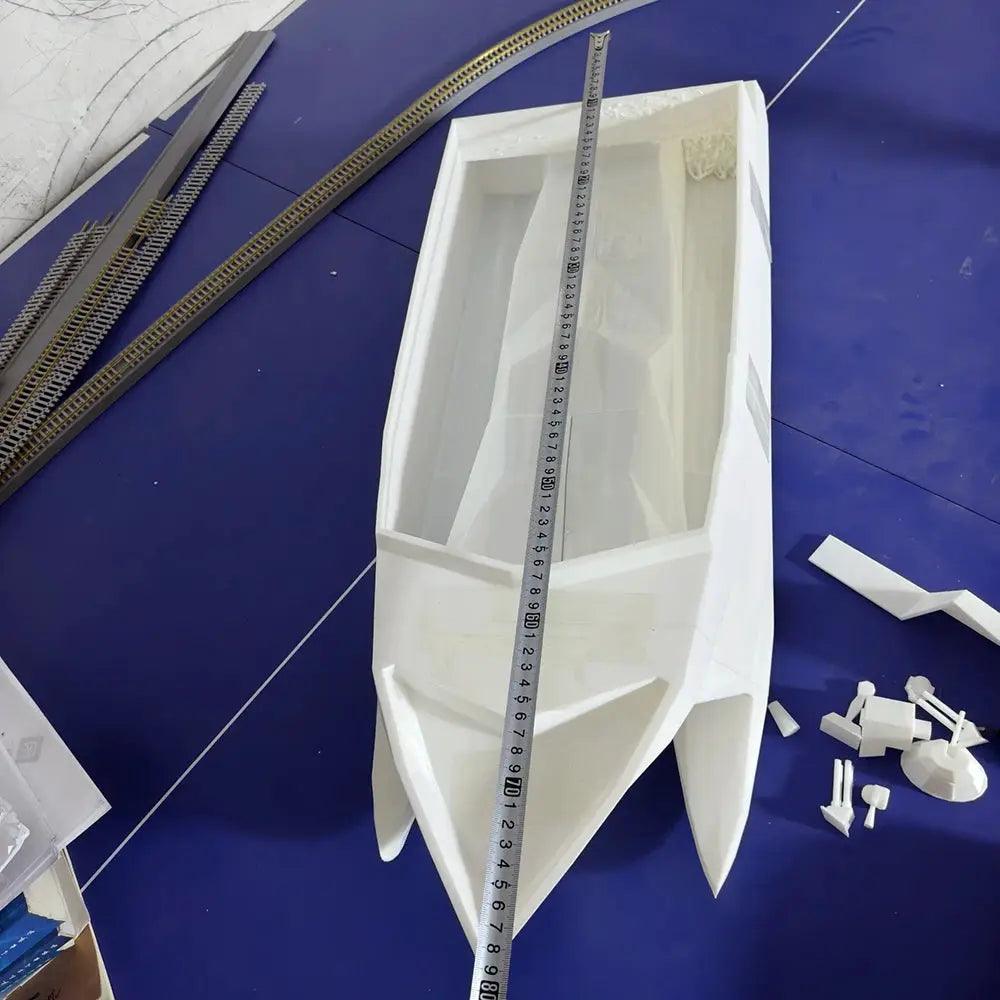  RC Boat 80cm Dual Jet Missile Ship Remote Control -  ToylandEU™
