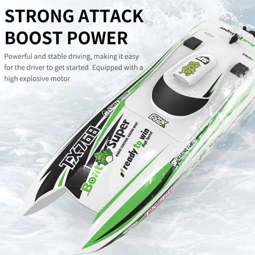  Brushless RC Boat High Speed Remote Control Speedboat Toy -  ToylandEU™
