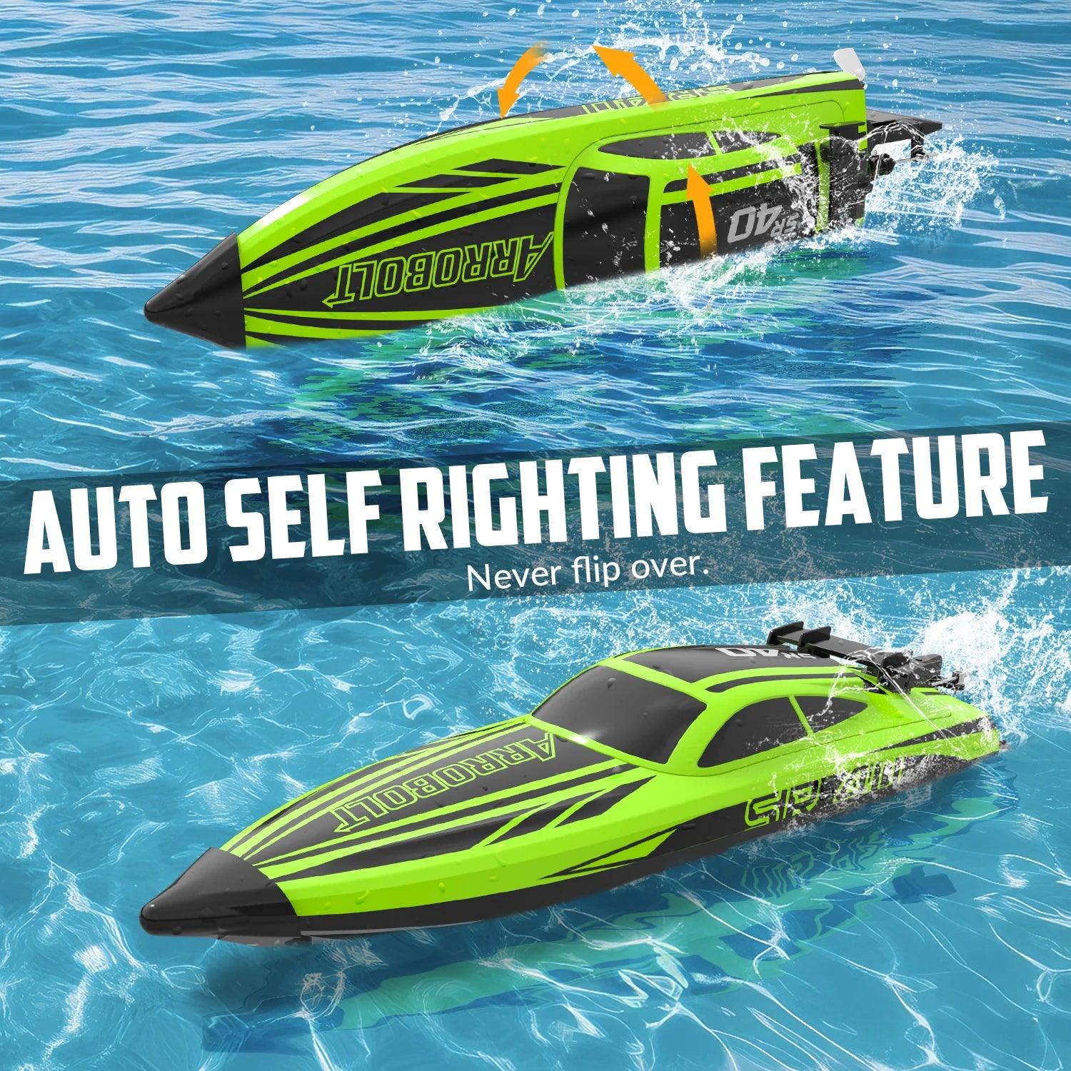  RC Boat | Brushless Motor Speed 35 MPH | Toylandeu™ 