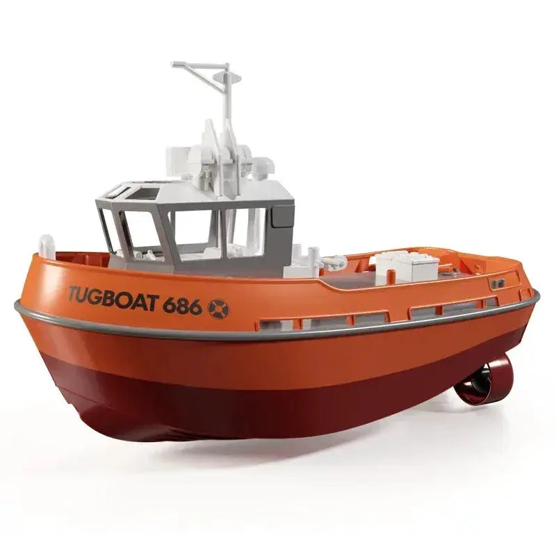 RC Boat Dual Motor Remote Control Tugboat Powerful - ToylandEU