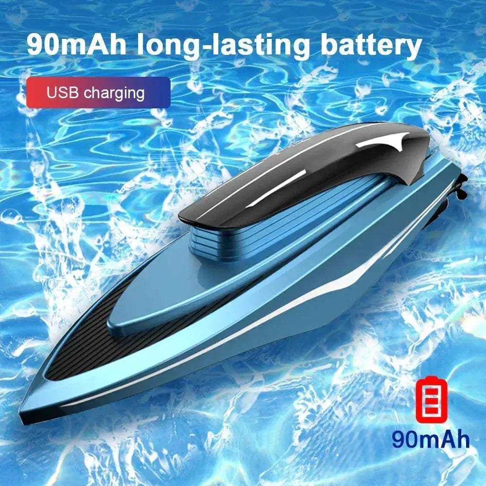 RC Boat High Speed 2.4GHz Remote Control Speedboat for Kids - ToylandEU