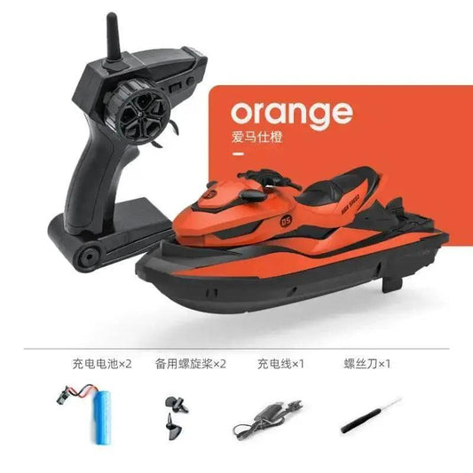  RC High-Speed 1:14 Remote Control Electric Jet Ski Boat for Kids - 2.4G Wireless Simulation Model Toy Gift -  ToylandEU™