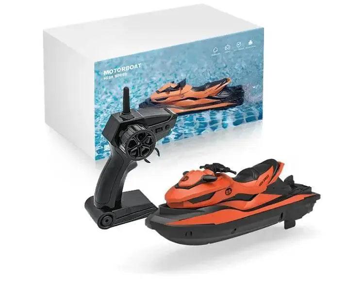  RC High-Speed 1:14 Remote Control Electric Jet Ski Boat for Kids - 2.4G Wireless Simulation Model Toy Gift -  ToylandEU™