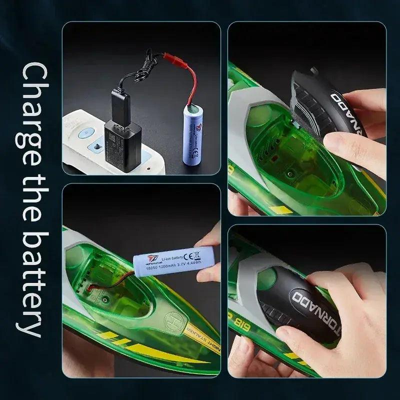  RC Boat High Speed Remote Control Racing Boat -  ToylandEU™