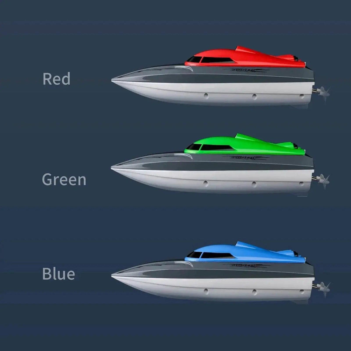  RC High-Speed 2.4G Remote Control RC Boat - 20km/h Rechargeable Waterproof Toy for Kids -  ToylandEU™