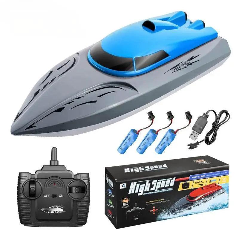  RC High-Speed 2.4G Remote Control RC Boat - 20km/h Rechargeable Waterproof Toy for Kids -  ToylandEU™