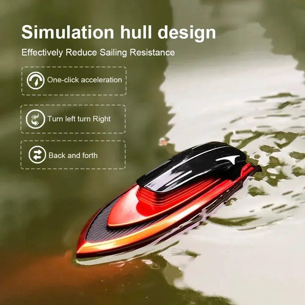  RC Boat High Speed Remote Control Speedboat For Kids Durable -  ToylandEU™