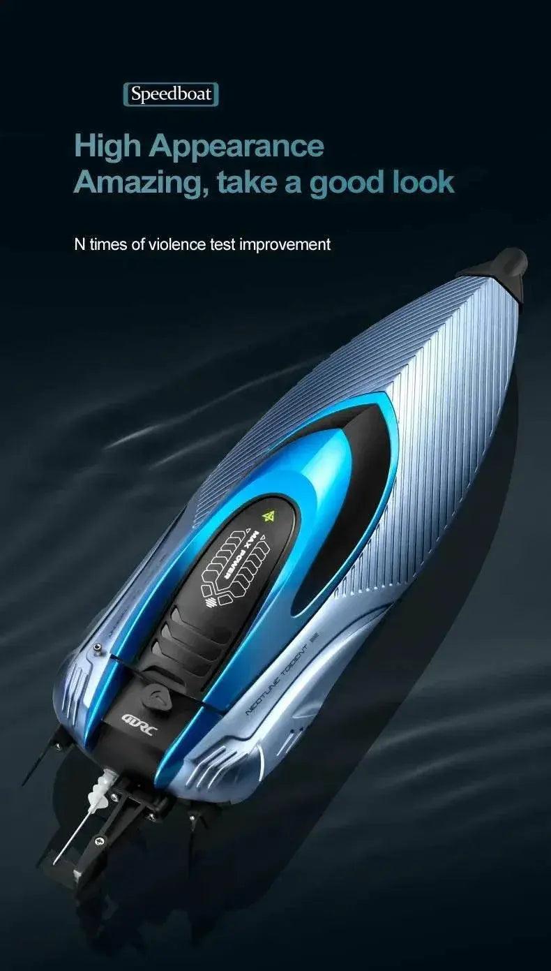  RC High-Speed 45KM/H Remote-Controlled RC Boat for Kids - 36cm Rechargeable Water Racer -  ToylandEU™