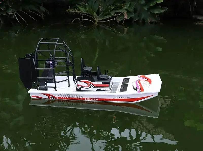  RC JDHMBD GARTT High-Speed Swamp Dawg RC Boat - Turbo Cruise Brushless Remote Control 2-Channel Watercraft -  ToylandEU™