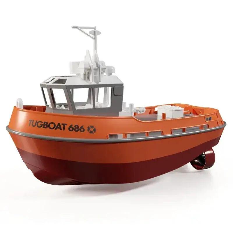  RC Boat Powerful Dual Motor Tugboat Remote Control -  ToylandEU™