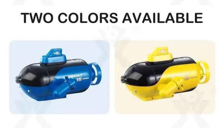  RC Remote Control Mini Submarine - Waterproof Electric Racing Boat for Kids, Dual Motor, 10km/h Speed -  ToylandEU™