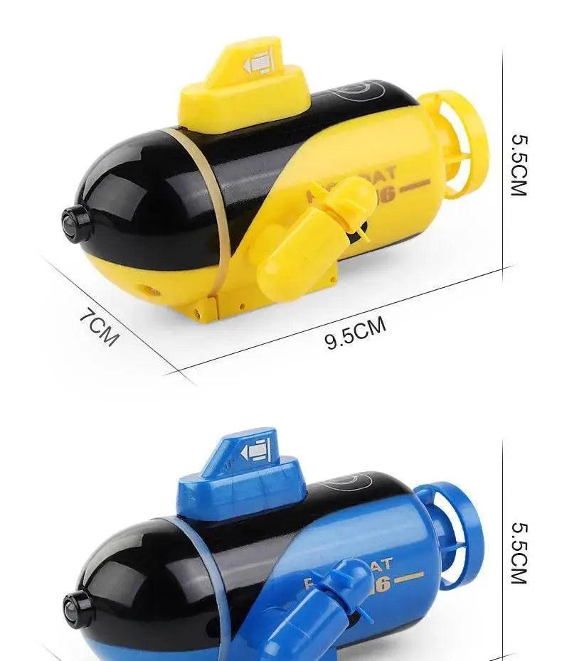  RC Remote Control Mini Submarine - Waterproof Electric Racing Boat for Kids, Dual Motor, 10km/h Speed -  ToylandEU™