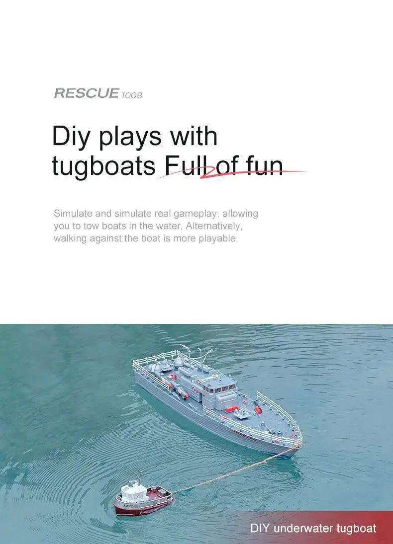  RC Remote-Controlled Electric Mini Boat for Kids – Rechargeable Water Toy Gift for Boys, Perfect for Christmas Surprises -  ToylandEU™