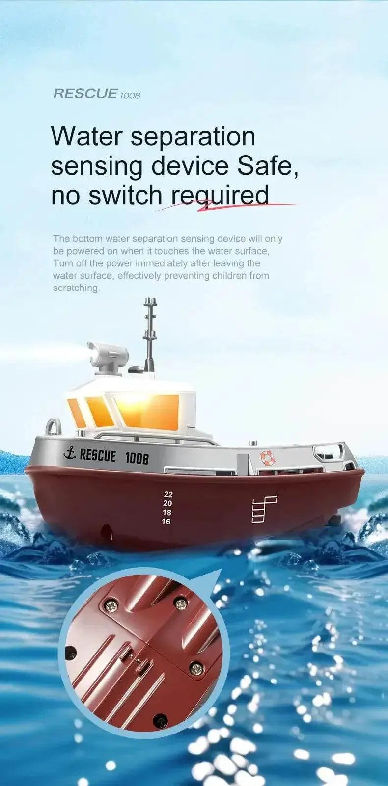  RC Remote-Controlled Electric Mini Boat for Kids – Rechargeable Water Toy Gift for Boys, Perfect for Christmas Surprises -  ToylandEU™
