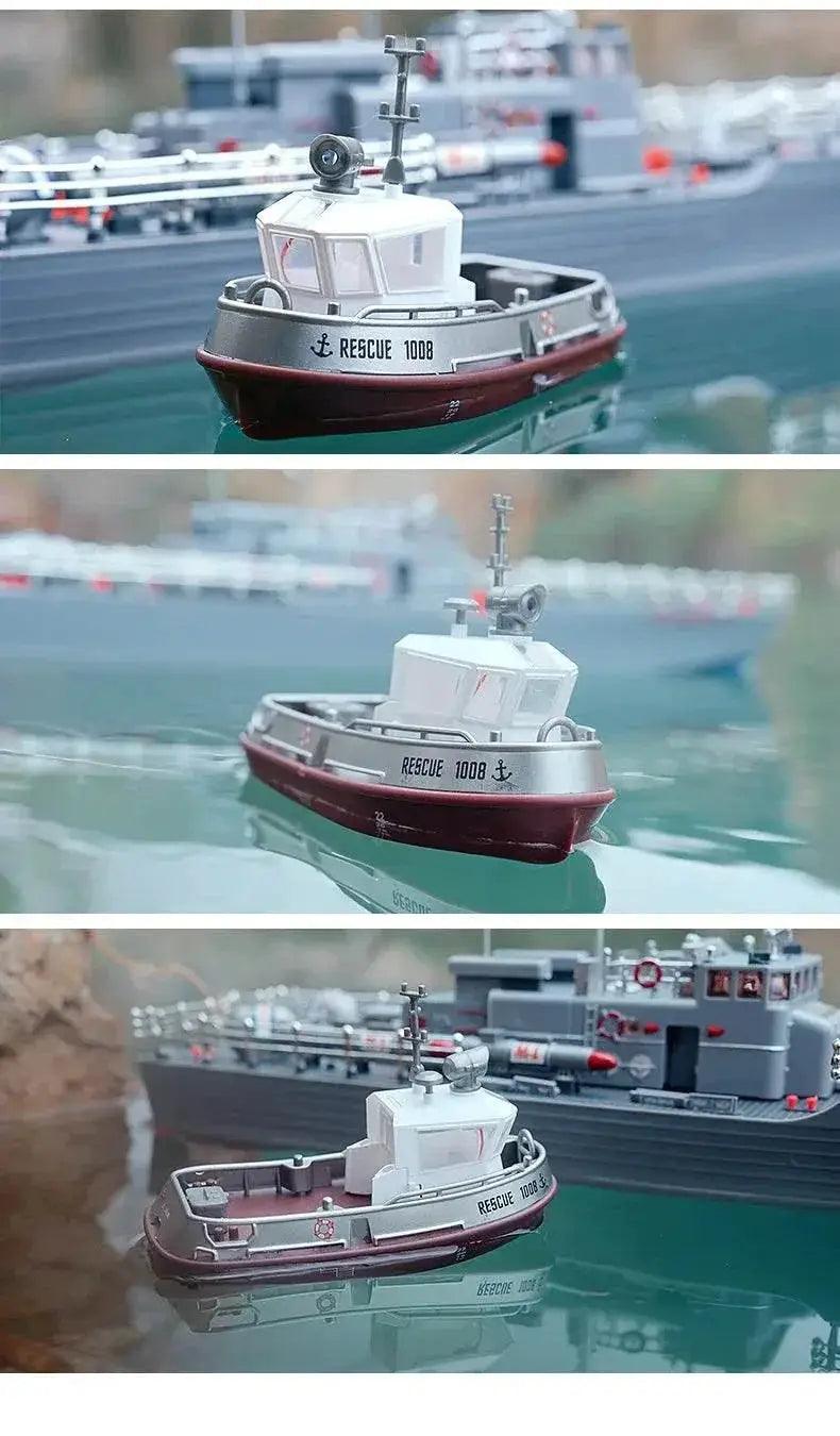  RC Remote-Controlled Electric Mini Boat for Kids – Rechargeable Water Toy Gift for Boys, Perfect for Christmas Surprises -  ToylandEU™