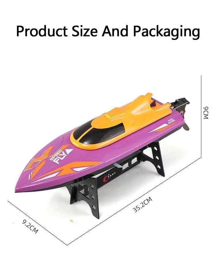  RC TKKJ H110 4CH 2.4GHz Remote Control Racing Boat with Screen Display and 180° Flip - Electric Toy Gift for Kids -  ToylandEU™