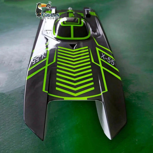  RC TOUCAN RC High-Speed Waterproof Racing Boat X55 - 130km/h RTR Model with FlySky GT3C Remote Control, Perfect Hobby Gift (THZH1595) -  ToylandEU™