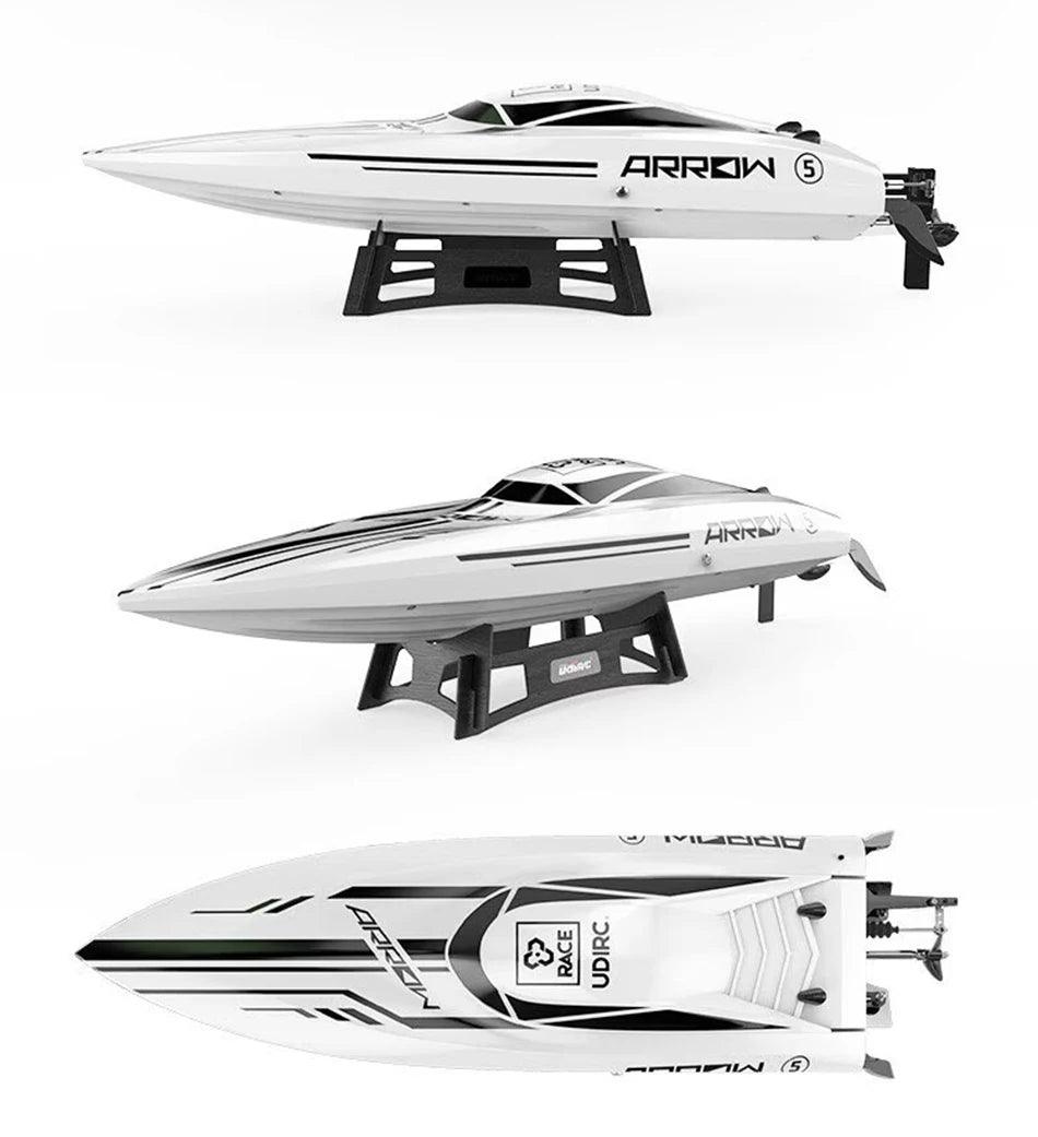  RC Boat Top Speed 50 kph 4WD LiPo Included Toylandeu 
