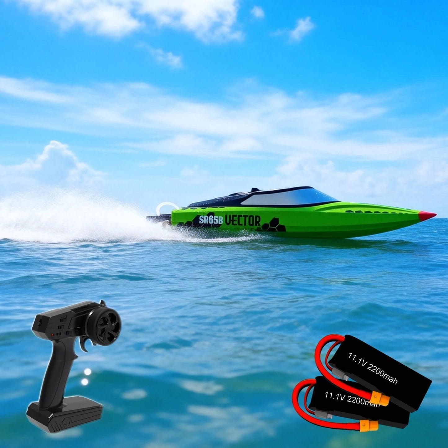 RC Boat | Top Speed 80km/h | Brushless Motor | 31.5in Length
