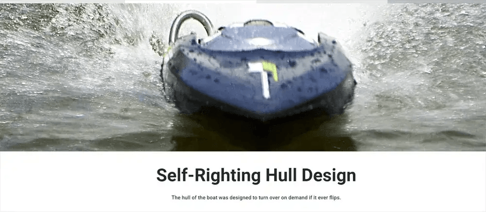  RC UDIRC UDI022 2.4G 4CH High-Speed Brushless RC Boat with LED Lights and Reverse Water Cooling System -  ToylandEU™