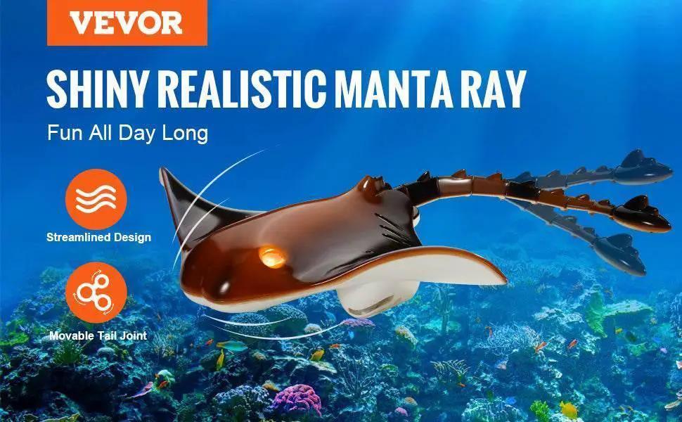  RC VEVOR Remote Control Manta Ray RC Boat - Electric Water Toy for Boys, Summer Birthday Gift, 2.4G Simulation Fun -  ToylandEU™