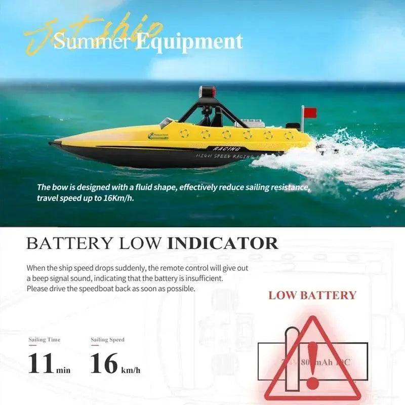  RC WL917 High-Speed RC Boat - 2.4G Electric Waterproof Remote Control Speedboat for Boys -  ToylandEU™