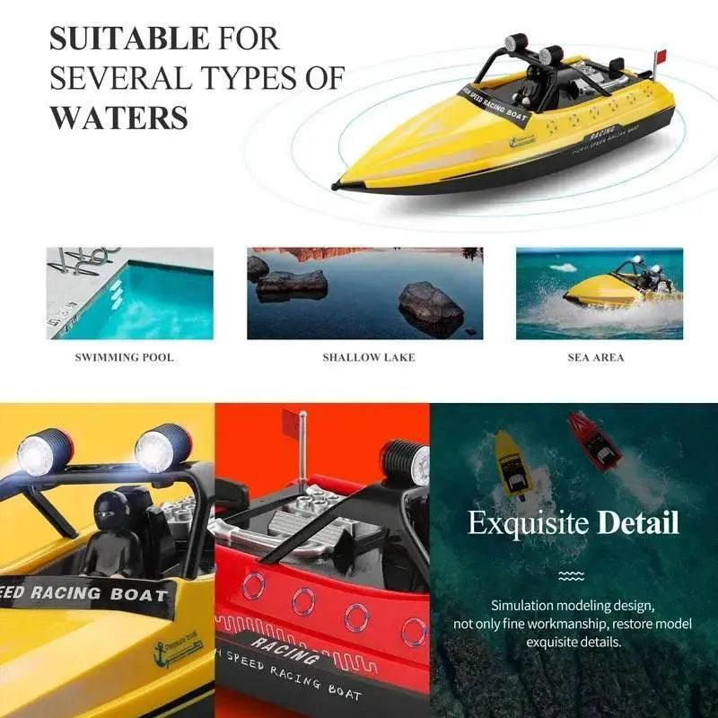  RC WL917 High-Speed RC Boat - 2.4G Electric Waterproof Remote Control Speedboat for Boys -  ToylandEU™