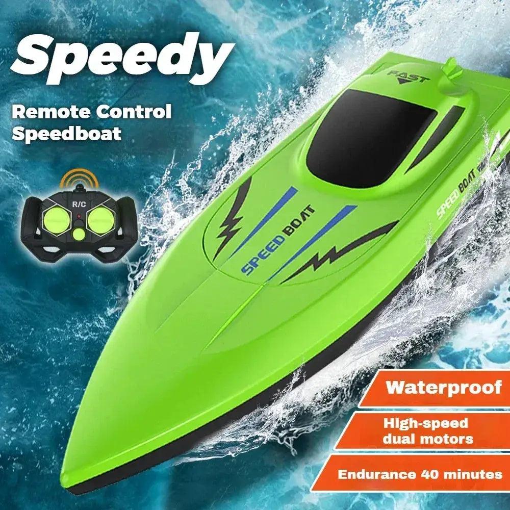  Waterproof Remote Control RC Boat For Kids Pool Racer -  ToylandEU™