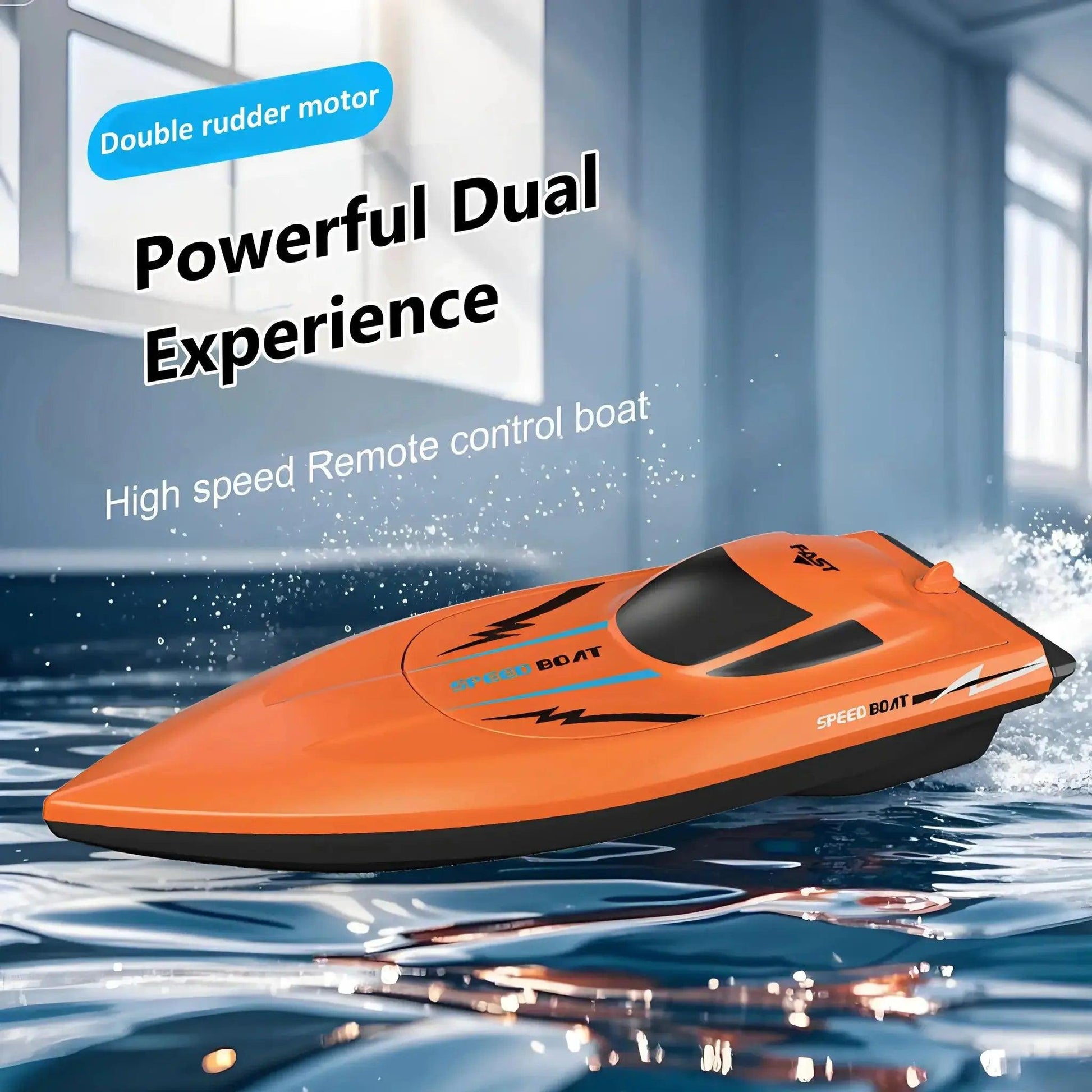  Waterproof Remote Control RC Boat For Kids Pool Racer -  ToylandEU™