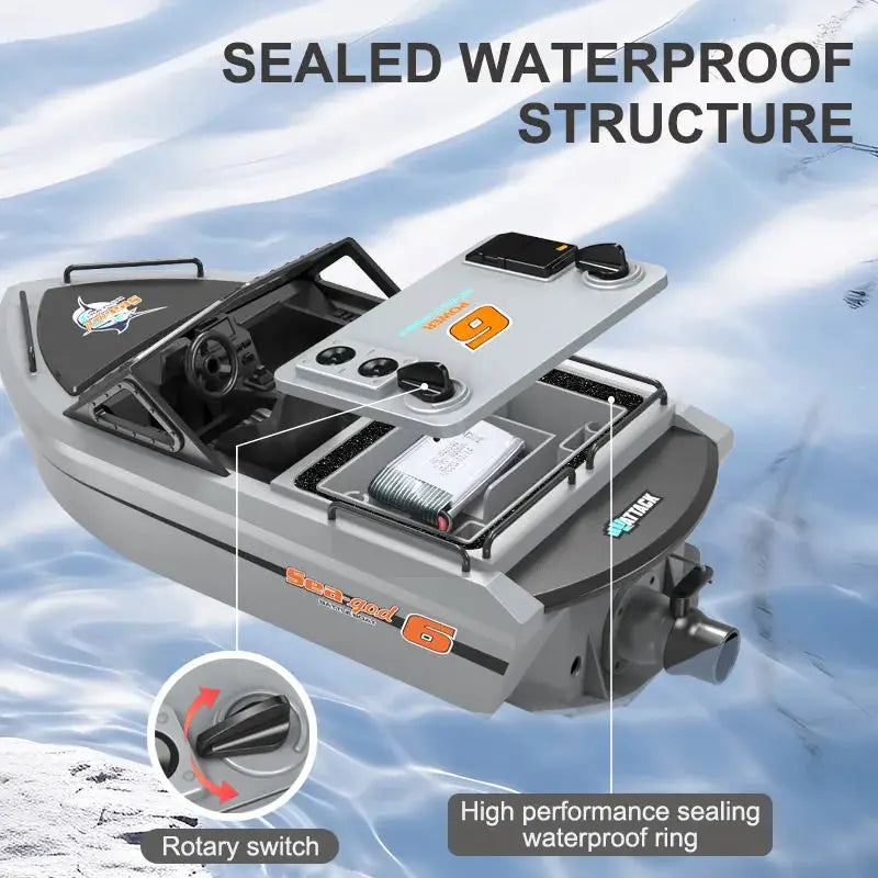 RC Brushless High Speed Speedboat With Remote Control - ToylandEU