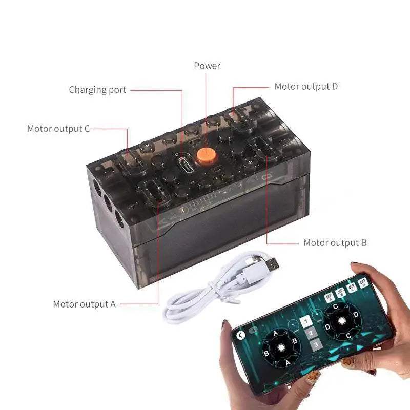 MOC NEW Multifunction 2.4G Bluetooth Lithium Battery Power Unit Upgrade Remote Control Kit Building Block Bricks DIY Particles Toys Building Bricks MOC -  ToylandEU™