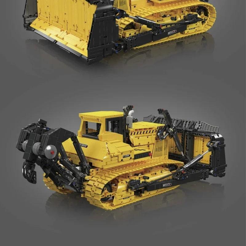 RC Bulldozer Building Block Set | Remote | Toylandeu™