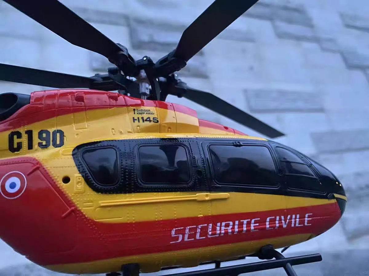 RC C190 Brushless Motor RC Helicopter with Fixed Altitude and Optical Flow - Electric Model for Kids - Perfect Outdoor Toy Gift - ToylandEU