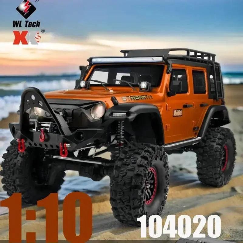  RC 104010 1:10 Scale 4x4 Off-Road RC Wrangler Car - High-Speed Climbing Remote Control Vehicle -  ToylandEU™