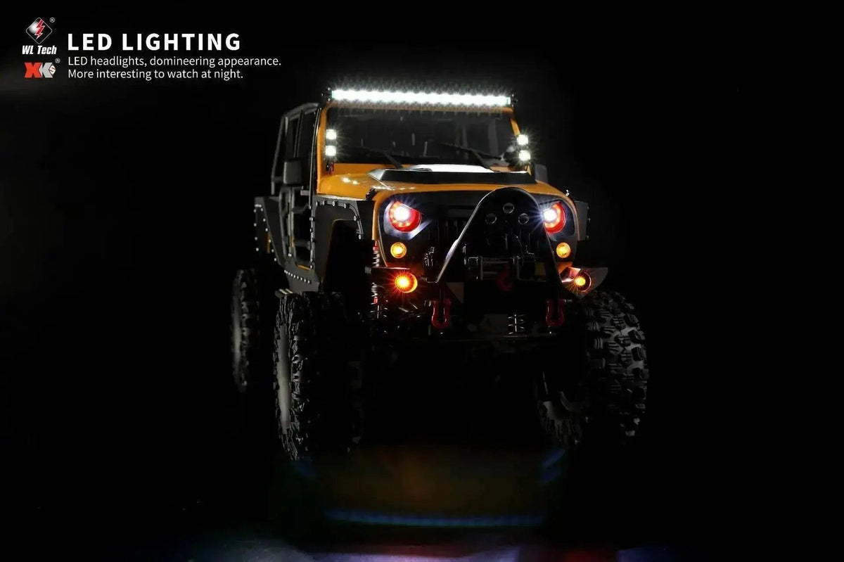  RC 104010 1:10 Scale 4x4 Off-Road RC Wrangler Car - High-Speed Climbing Remote Control Vehicle -  ToylandEU™