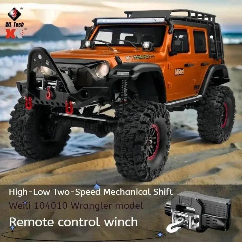  RC 104010 1:10 Scale 4x4 Off-Road RC Wrangler Car - High-Speed Climbing Remote Control Vehicle -  ToylandEU™