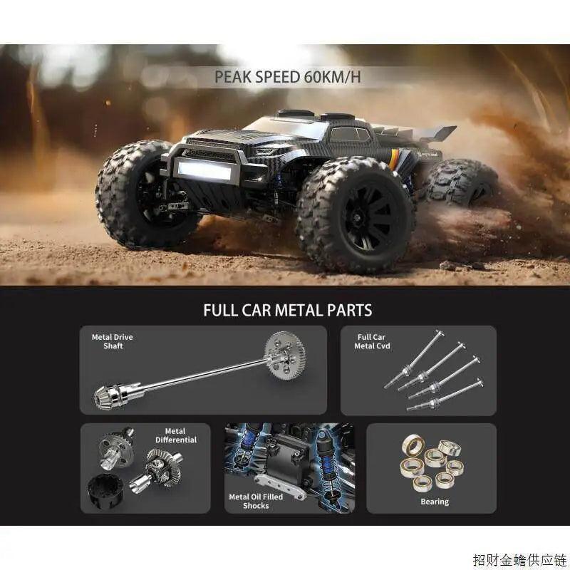  1To12 Brushless RC Car High Speed Off Road Performance 