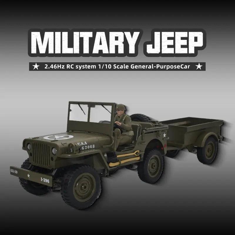  RC Car 4WD Crawler Jeep Willys Scale Off Road Vehicle -  ToylandEU™