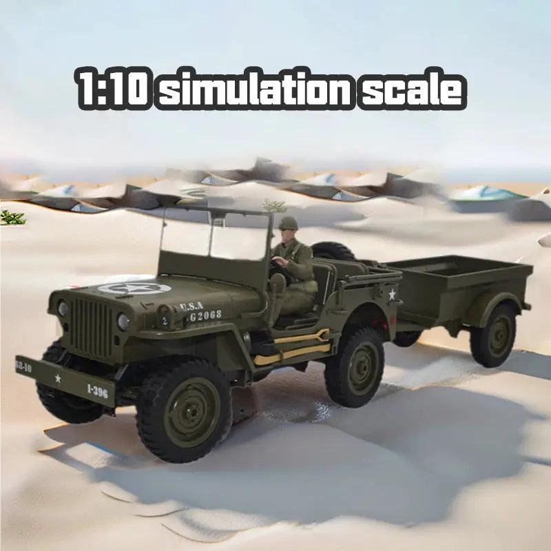  RC Car 4WD Crawler Jeep Willys Scale Off Road Vehicle -  ToylandEU™