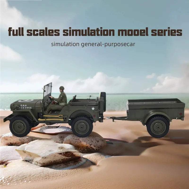  RC Car 4WD Crawler Jeep Willys Scale Off Road Vehicle -  ToylandEU™
