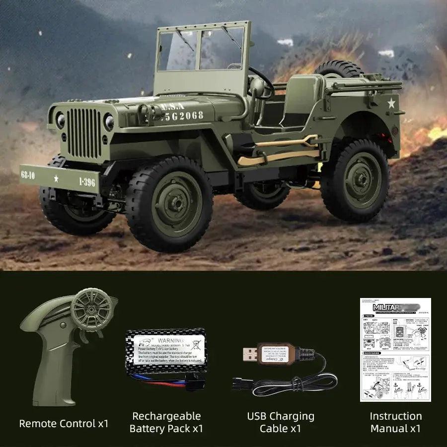  4WD Offroad RC Car Climber With Willys Jeep Scale RTR -  ToylandEU™