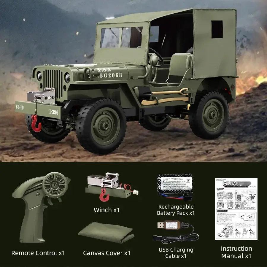  4WD Offroad RC Car Climber With Willys Jeep Scale RTR -  ToylandEU™