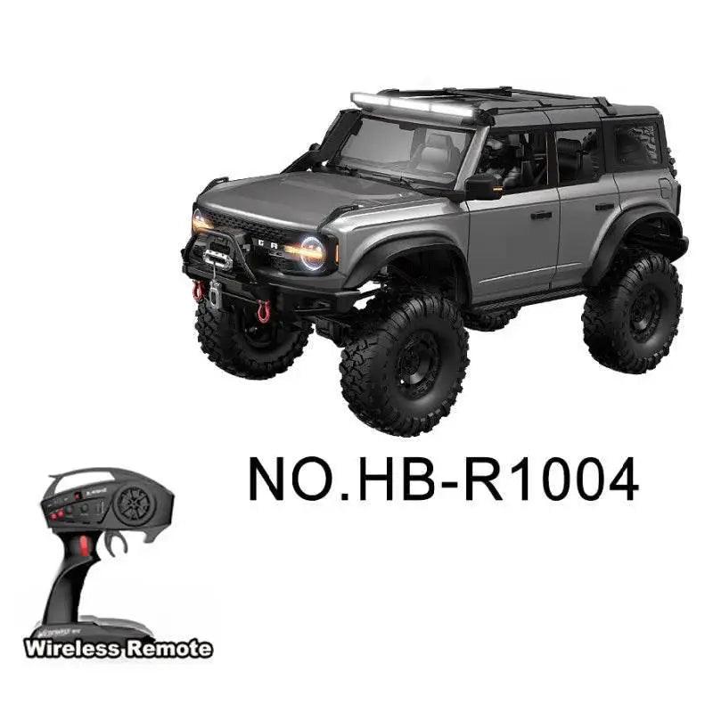  RC 4WD Remote Control Rock Crawler - 1/10 Scale Off-Road RC Climbing Car with Proportional Control and LED Lights -  ToylandEU™