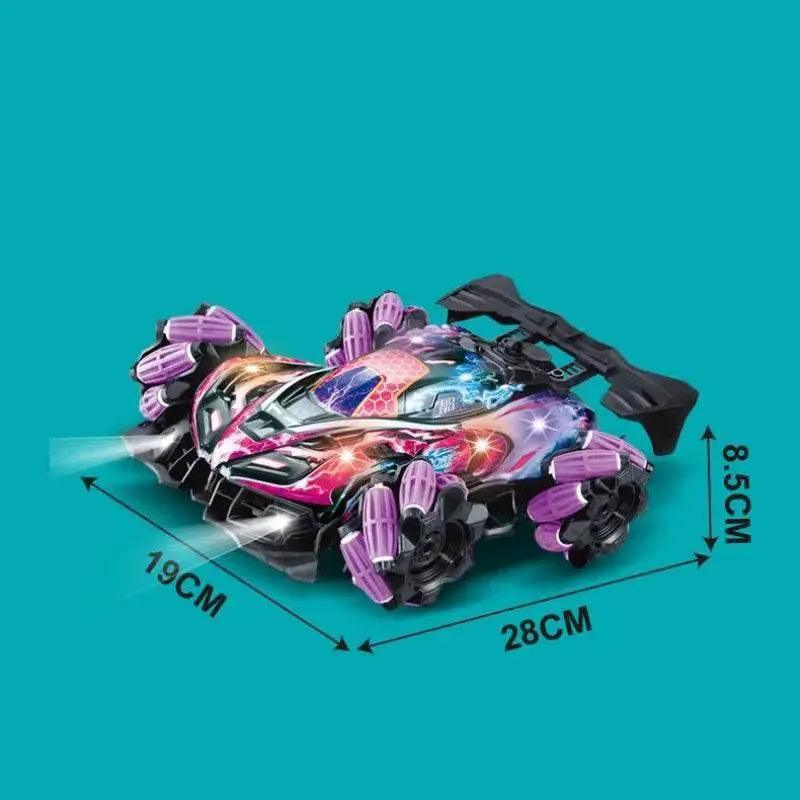  RC 4WD Remote Control Stunt Car with Gesture Control, LED Lights, and Music - 2.4G Drift Racing Toy for Kids -  ToylandEU™